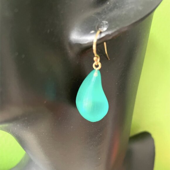 Alexis Bittar | Lucite Dewdrop Earrings (Mint Green) - Picture 5 of 9
